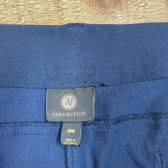 JM Collection Navy Dress Pants size 26W - Picture 3 of 4